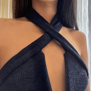 ABBOT KINNEY BLVD. ║  NAVY BLUE CORDUROY DRESS